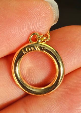 Collar Loewe Anagram Dorado