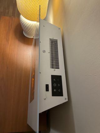 Calefacción efecto chimenea cristal