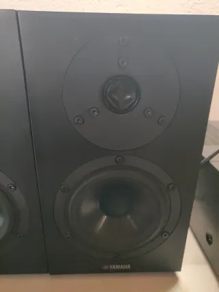 Mini equipo de sonido negro