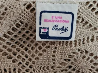 Tovaglia Paoletti Lino 12 Pezzi con Ricamo