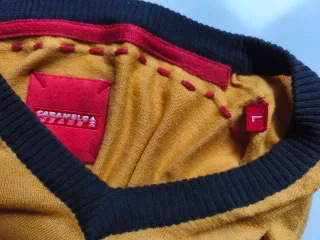 Jersey hombre amarillo y marrón