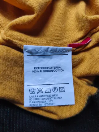 Jersey hombre amarillo y marrón