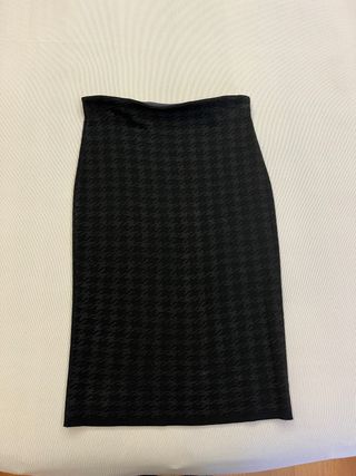 Gonna tubino fantasia pied-de-poule