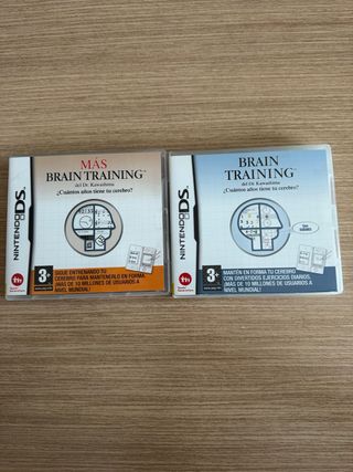 Juegos Nintendo DS Brain Training (2 uds)