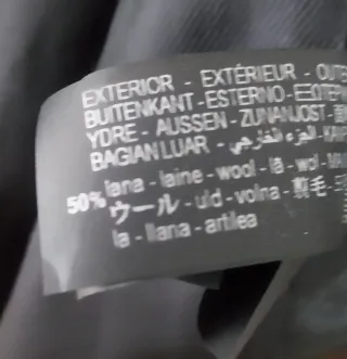 Abrigo cruzado Zara. Talla XS