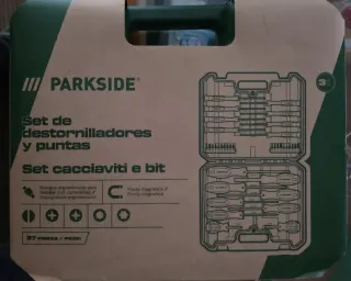Parkside Set Destornilladores y Puntas 37 piezas