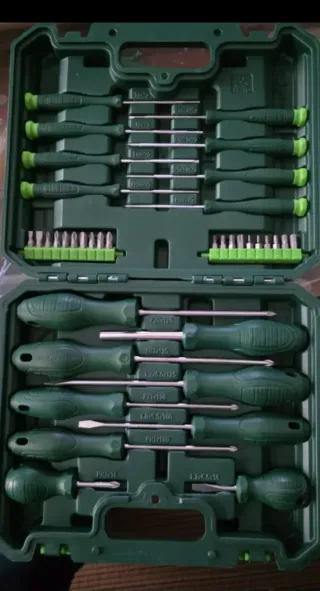 Parkside Set Destornilladores y Puntas 37 piezas