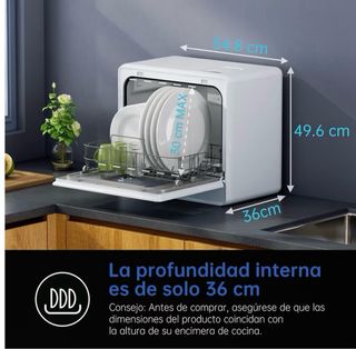 Lavavajillas AIRMSEN portátil 7+2 programas