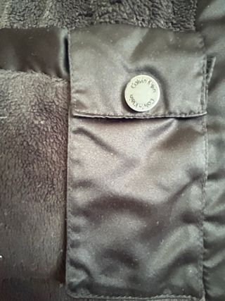 Anorak plumas Calvin Klein Negro Talla 38