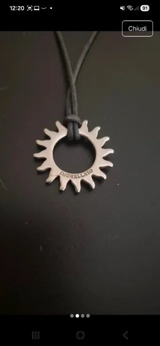 Collana Morellato Sole Dorato Argento