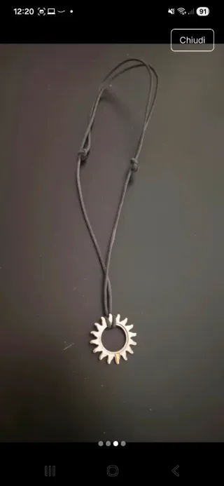 Collana Morellato Sole Dorato Argento
