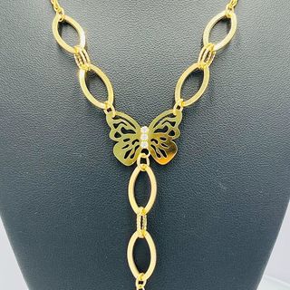GARGANTILLA MARIPOSA. 18K.