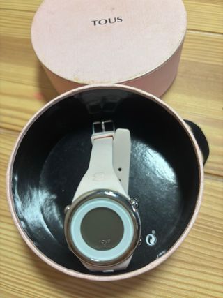 Reloj Digital Tous Rosa y Plata