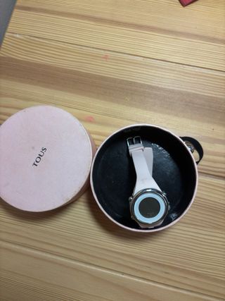 Reloj Digital Tous Rosa y Plata