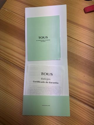 Reloj Digital Tous Rosa y Plata