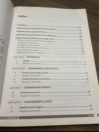 Alpha Test. Bocconi. Esercizi commentati. Valid...