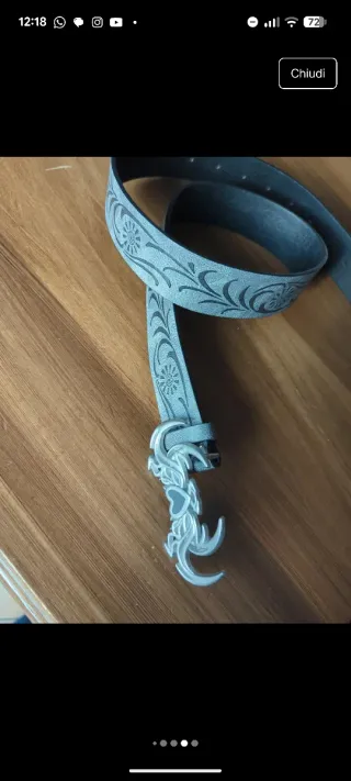 Cintura stile punk 110 cm