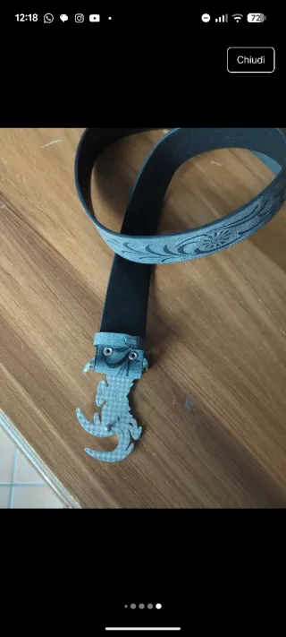 Cintura stile punk 110 cm