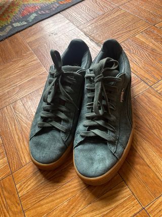 Zapatillas Puma Suede Marrones/Verdes