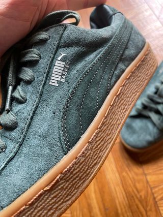 Zapatillas Puma Suede Marrones/Verdes