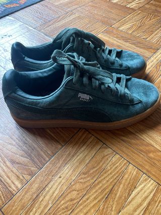 Zapatillas Puma Suede Marrones/Verdes