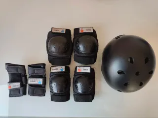 Set Patinete, Casco y Protecciones