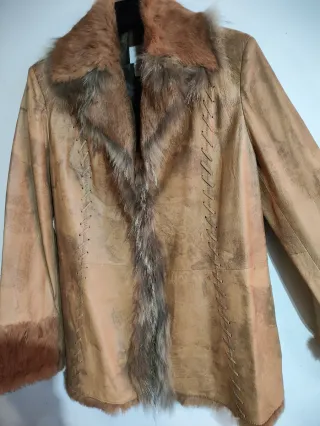 Chaqueta de piel natural mujer