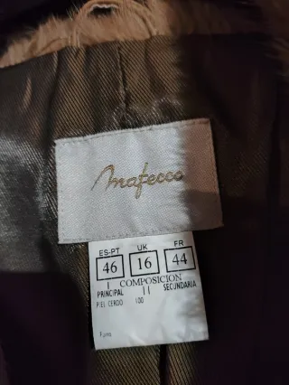 Chaqueta de piel natural mujer