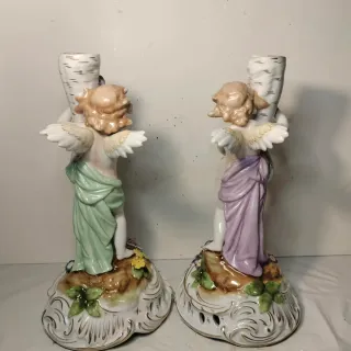 Von Schierholz Candelabros Porcelana 30cm