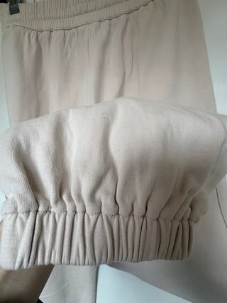 Pantalón chándal Massimo Dutti beige Talla M