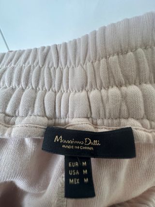 Pantalón chándal Massimo Dutti beige Talla M