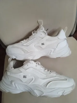 Zapatillas deportivas blancas mujer