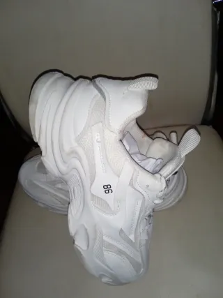 Zapatillas deportivas blancas mujer