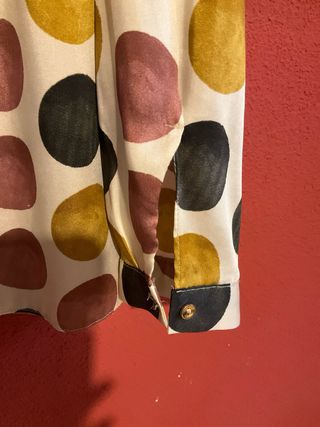 Blusa mujer lunares grandes multicolor