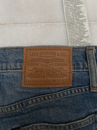 Levi's 501 Skinny Fit Jeans Azul Talla 32