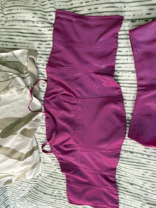 Vestido Mango Morado Talla S/36