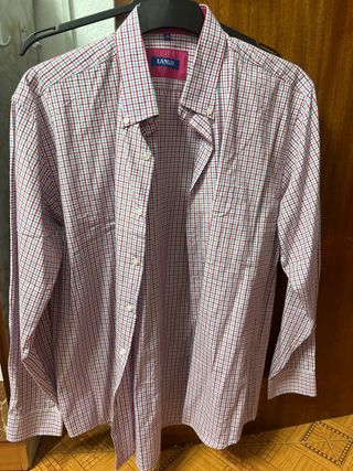 Camisa de cuadros LANGZI Talla L