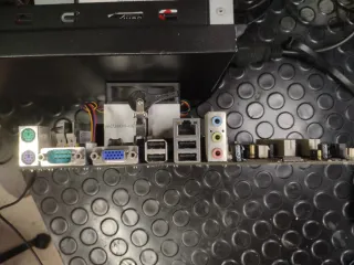 Placa base Asrock+procesador+disipador+ram