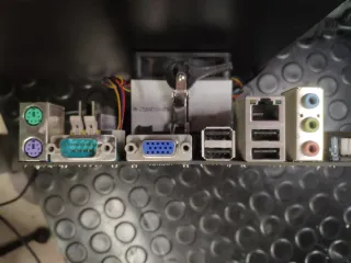 Placa base Asrock+procesador+disipador+ram