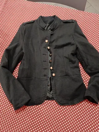 Giacca stile militare nera