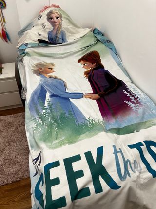 Funda nórdica y almohada Frozen