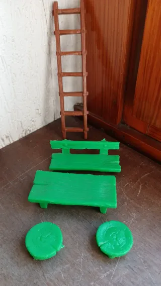 Giardino dei puffi Playset mobiliario de jardín