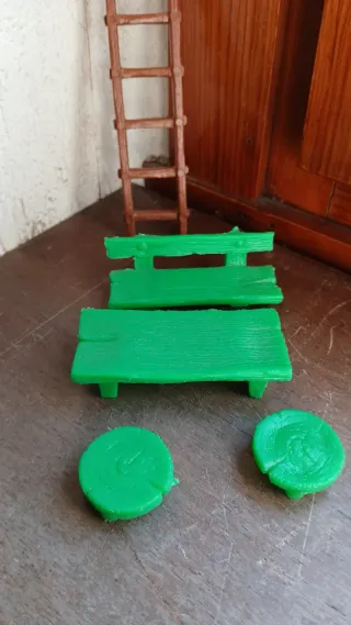 Giardino dei puffi Playset mobiliario de jardín