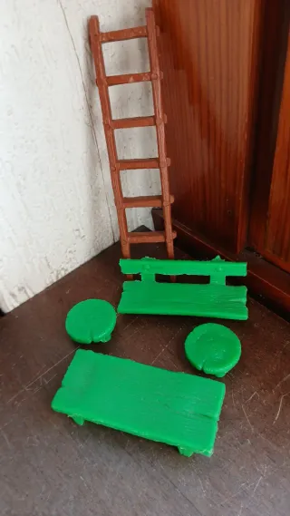 Giardino dei puffi Playset mobiliario de jardín