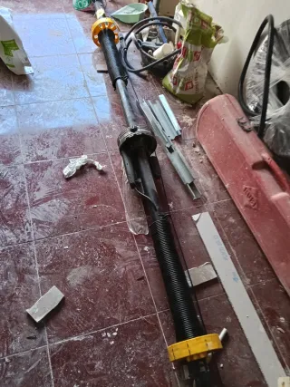 Motor y eje puerta garaje enrollable