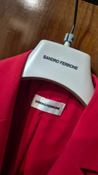 Tailleur Sandro Ferrone Rosso con Cartellino