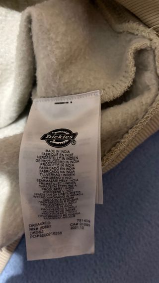 Sudadera Dickies Beige Talla XL
