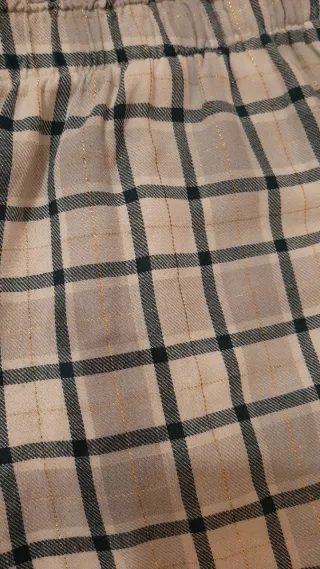 Pantalón de franela a cuadros