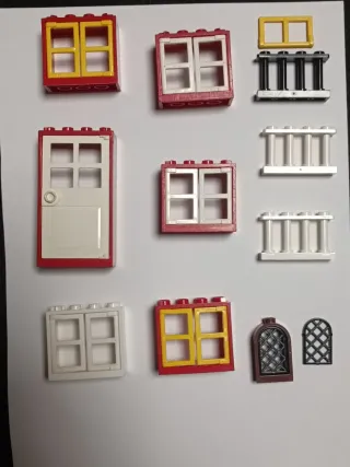 Lego Porte Lego e Finestre Pezzi Vari