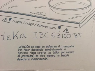 Teka IBC63100BF Vitrocerámica Inducción